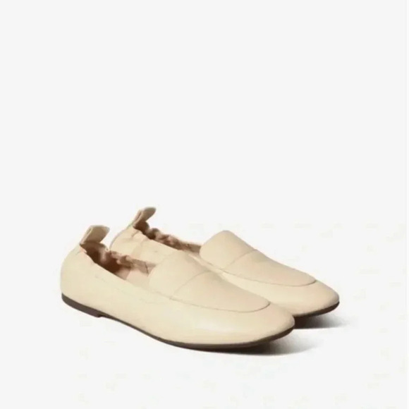 Everlane The Day Loafer Shoes Slip On Shoe Elasticized Back Cashew Cream Size 6 - Picture 1 of 10